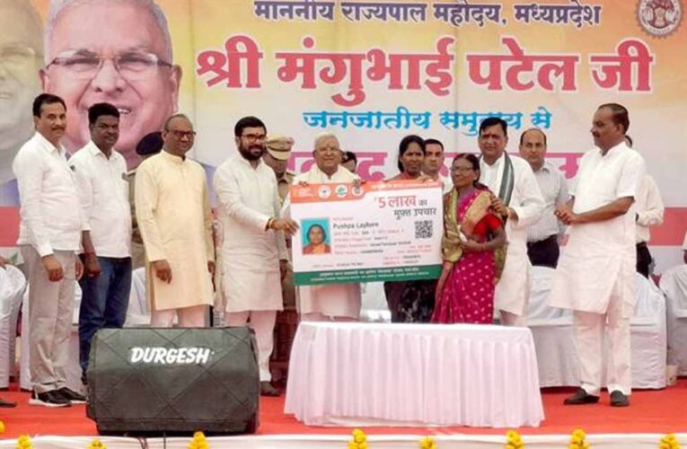 जनजातीय कल्याण के सरकार कर रही प्रभावी प्रयास : राज्यपाल  पटेल