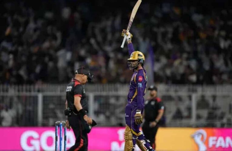 KKR का रन तूफान, GT के सामने 248 रनों का विशाल लक्ष्य; फिन एलेन, रघुवंशी और ग्रीन की फिफ्टी