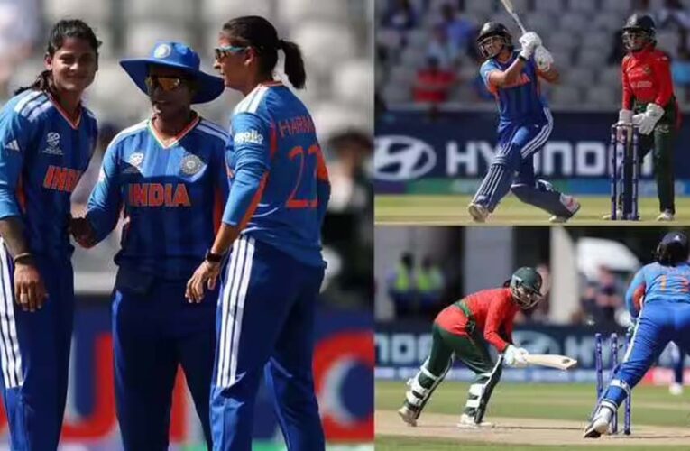 महिला टी20 विश्व कप में भारत ने बांग्लादेश को हराया, शेफाली वर्मा की विस्फोटक अर्धशतकीय पारी