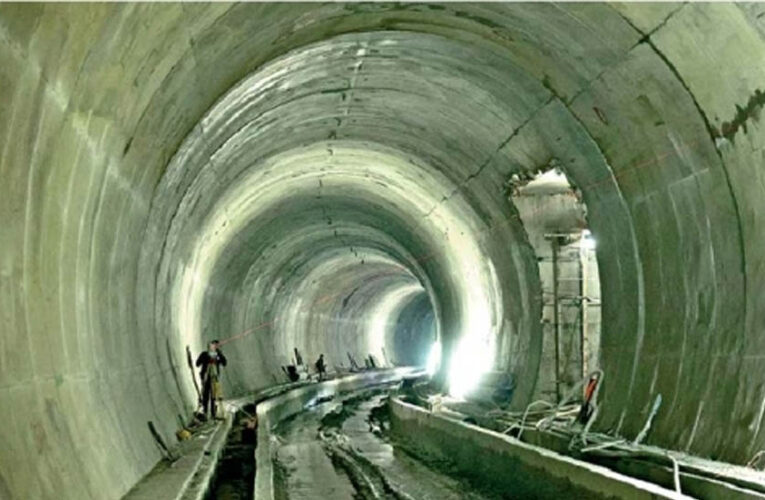 धार की टीही टनल का काम अधूरा, 60 मीटर खुदाई बाकी; 12 मीटर में बिछाया गया ट्रैक