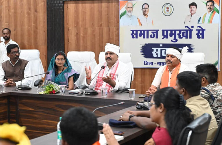 रायपुर : नक्सल मुक्त बस्तर के नव निर्माण में समाज निभाए अग्रणी भूमिका : उप मुख्यमंत्री विजय शर्मा