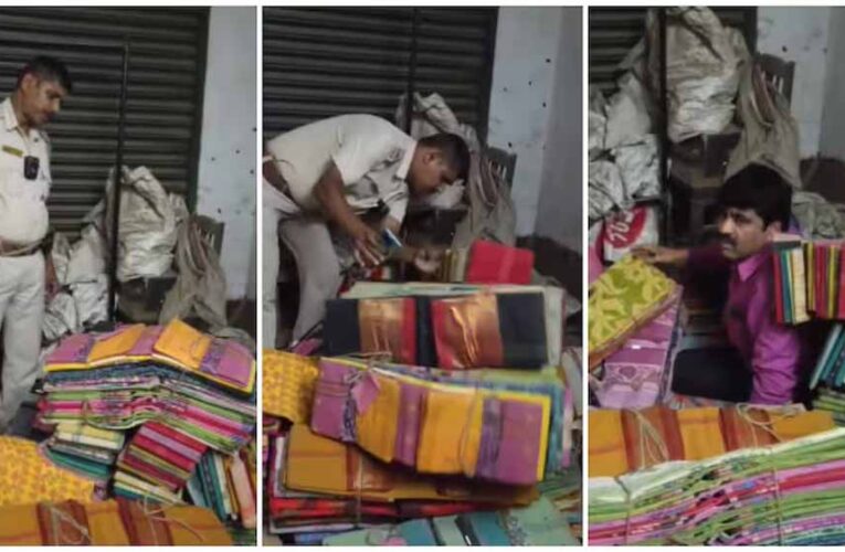 साड़ियों के ढेर के नीचे छिपा TMC नेता गिरफ्तार, हावड़ा में वीडियो वायरल