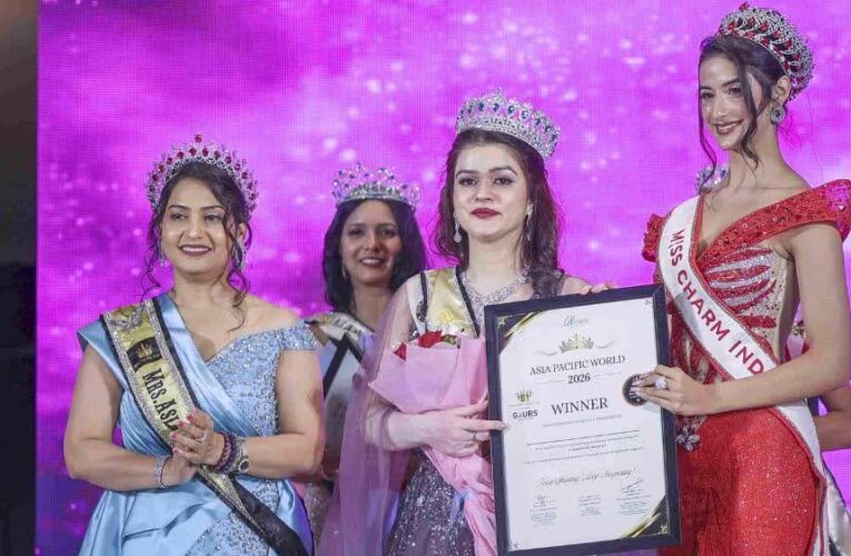 सागर की बेटी ने बढ़ाया देश का मान, जीता मिसेज एशिया पैसिफिक वर्ल्ड का खिताब