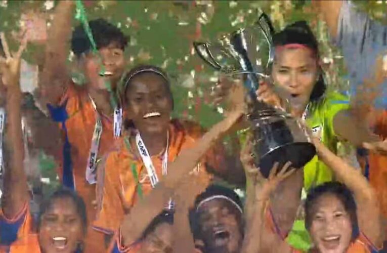 भारत की महिला फुटबॉल टीम बनी SAFF चैंपियन, बांग्लादेश को हराकर 7 साल का इंतजार खत्म