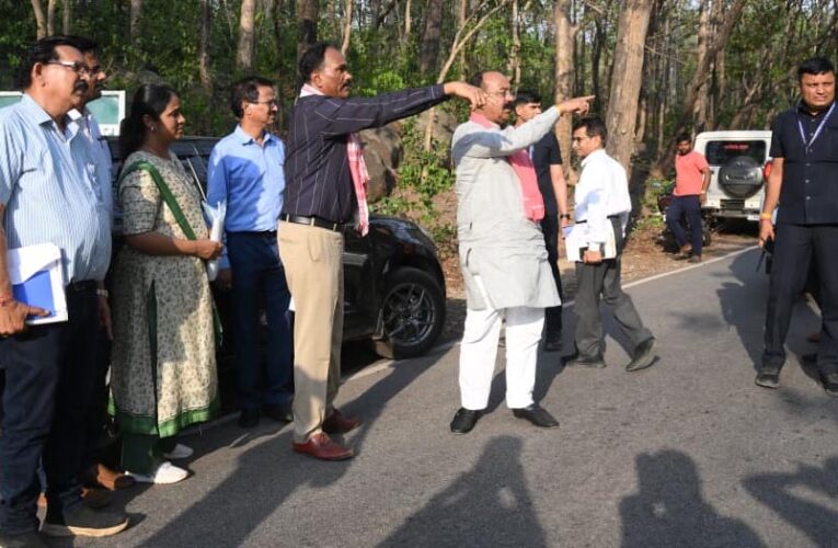 उप मुख्यमंत्री अरुण साव ने 308 करोड़ की लागत से बन रहे केशकाल घाट बायपास रुट का किया निरीक्षण