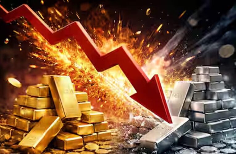 Gold-Silver Crash: अमेरिका के एक फैसले से धड़ाम हुए दाम, चांदी ₹16,500 टूटी; सोना भी फिसला
