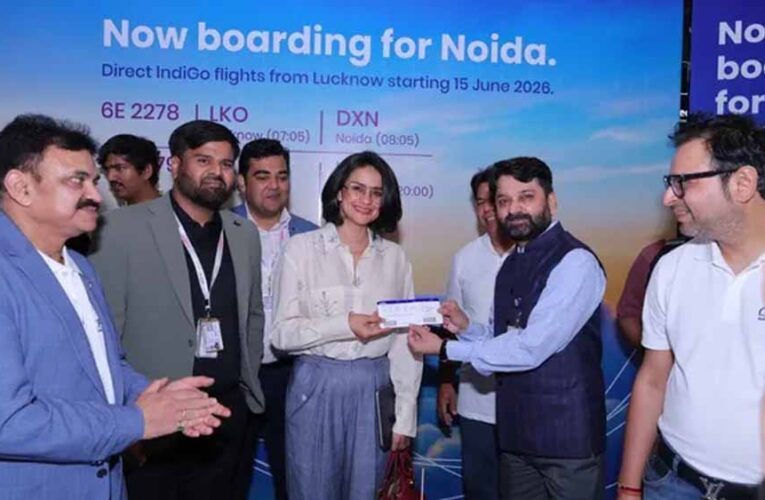लखनऊ-नोएडा के बीच पहली सीधी उड़ान शुरू: 182 यात्रियों ने किया सफर