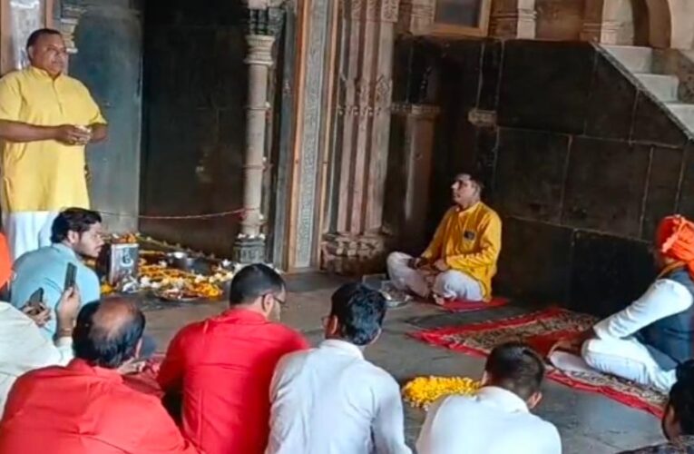 भोजशाला पहुंचे विधायक रामेश्वर शर्मा, बोले- मुस्लिम समाज सत्य स्वीकार कर धरोहर हिंदुओं को सौंपे