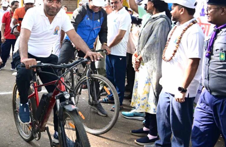 योग दिवस पर गौरेला-पेंड्रा-मरवाही में साइकिल रैली, फिटनेस और स्वास्थ्य का दिया संदेश