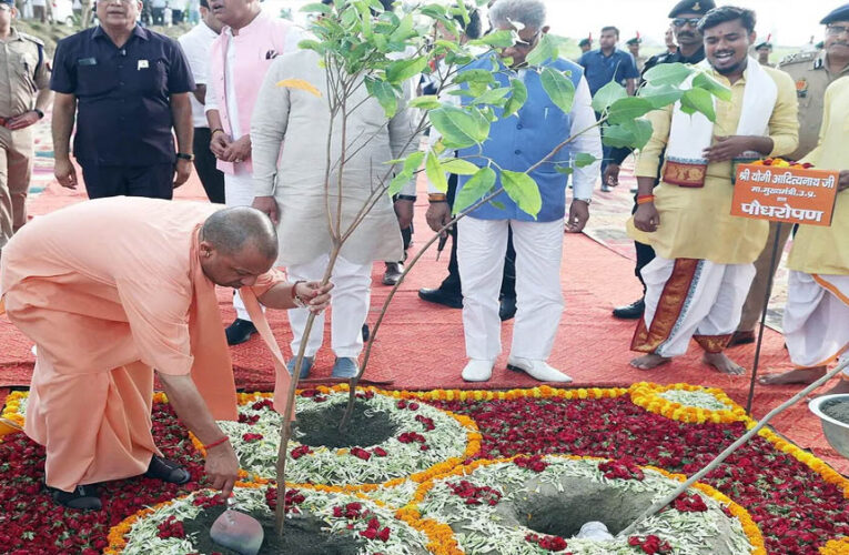 गोरखपुर से पौधरोपण महायज्ञ का शुभारंभ करेंगे मुख्यमंत्री योगी