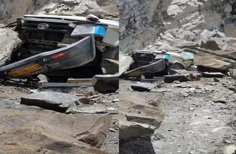 लाहौल-स्पीति में दर्दनाक हादसा, टाटा सूमो पर पहाड़ गिरा, 13 लोगों की मौत
