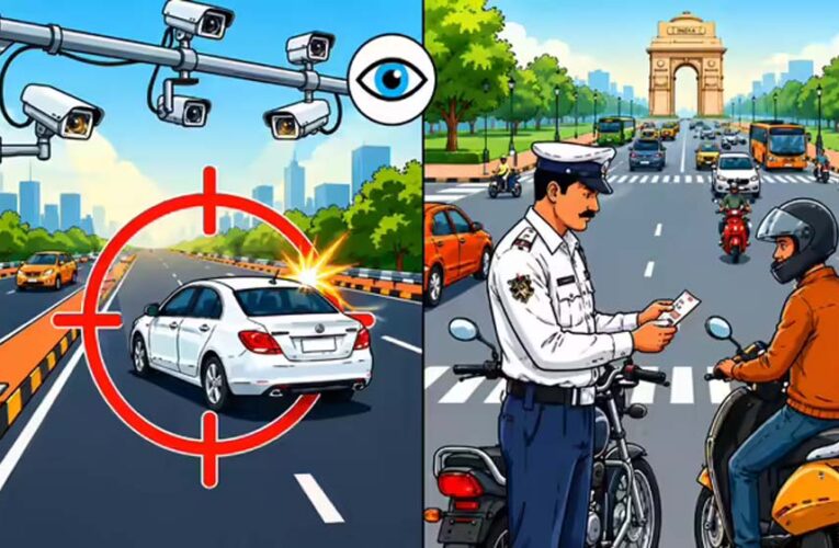 दिल्ली में छह महीने में कैमरों ने पकड़े 26 लाख ट्रैफिक नियम उल्लंघनकर्ता