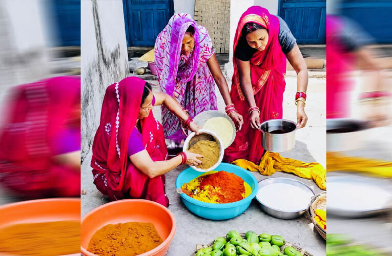 रायपुर : ’अचार के स्वाद में घुली आत्मनिर्भरता, बिहान ने बदली माँ जगदंबा समूह की महिलाओं की जिंदगी’