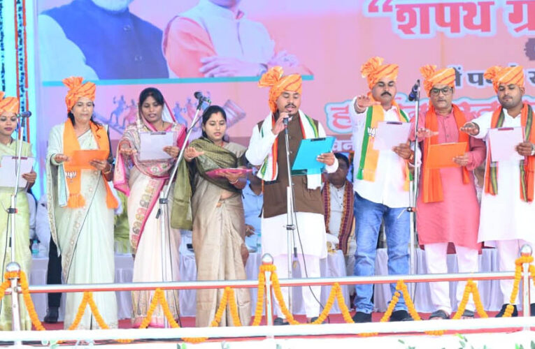रायपुर : मुख्यमंत्री विष्णुदेव साय ने बम्हनीडीह के विकास की नई यात्रा का किया शुभारंभ
