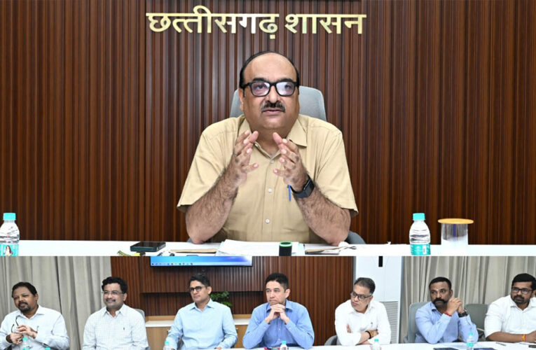मुख्य सचिव की उच्च स्तरीय बैठक, विभागों की प्रमुख योजनाओं और कार्यों की प्रगति की समीक्षा