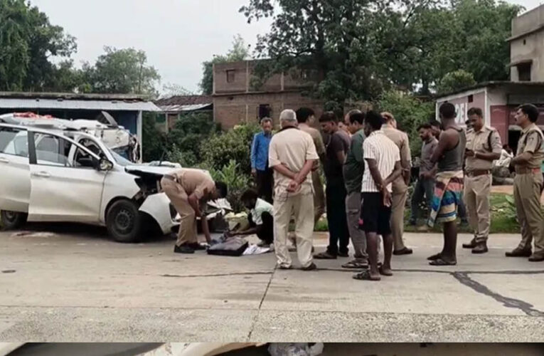 उमरिया में भीषण सड़क हादसा, NH-43 पर खड़े ट्रक से टकराई कार, 5 लोगों की दर्दनाक मौत