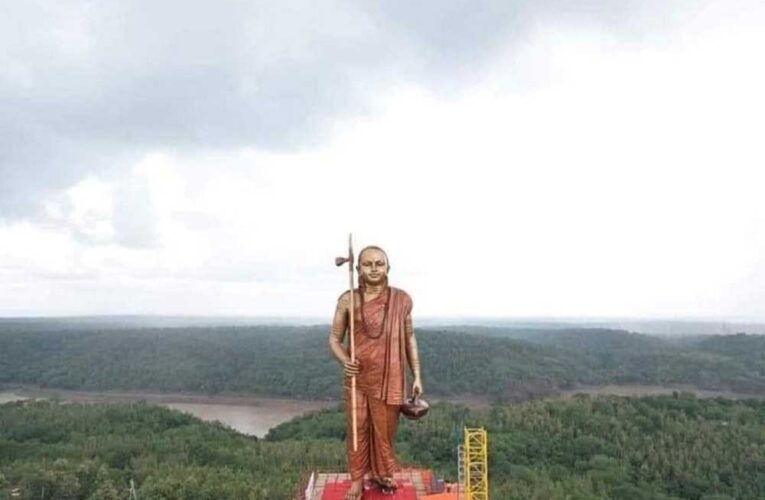 ओंकारेश्वर में स्थापित एकात्मता की मूर्ति (स्टैच्यू ऑफ वननेस) पूर्णतः सुरक्षित और सुदृढ़