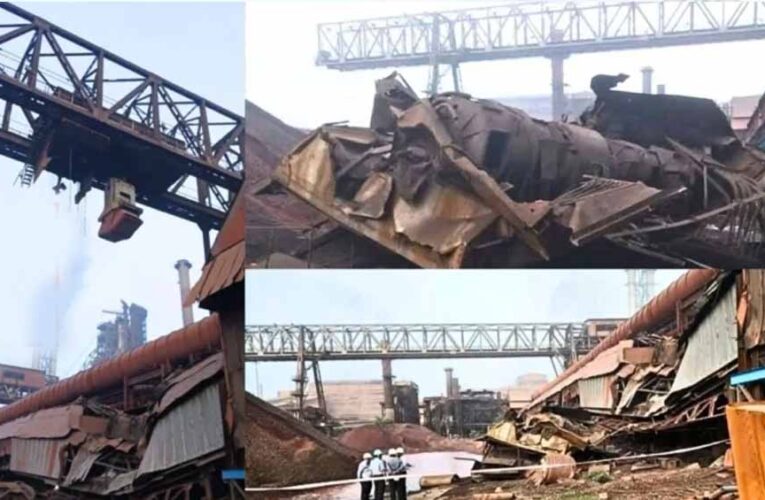Bhilai Steel Plant में बड़ा हादसा, 50 फीट नीचे गिरा क्रेन का केबिन; ऑपरेटर गंभीर घायल