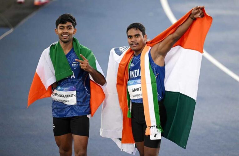 वित्त मंत्री  ओपी चौधरी ने राष्ट्रमंडल खेल 2026 में पदक विजेता दिलीप महादु गावित एवं मोहम्मद बासिल को दी बधाई