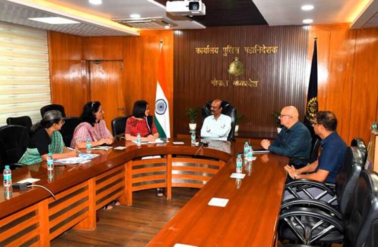 डीजीपी  कैलाश मकवाणा से यूएन विमेन इंडिया की कंट्री रिप्रेजेंटिव शोको इशिकावा ने की सौजन्‍य भेंट