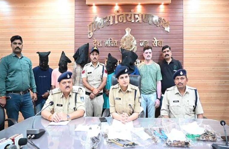 शाजापुर पुलिस ने डकैती की तैयारी विफल की
