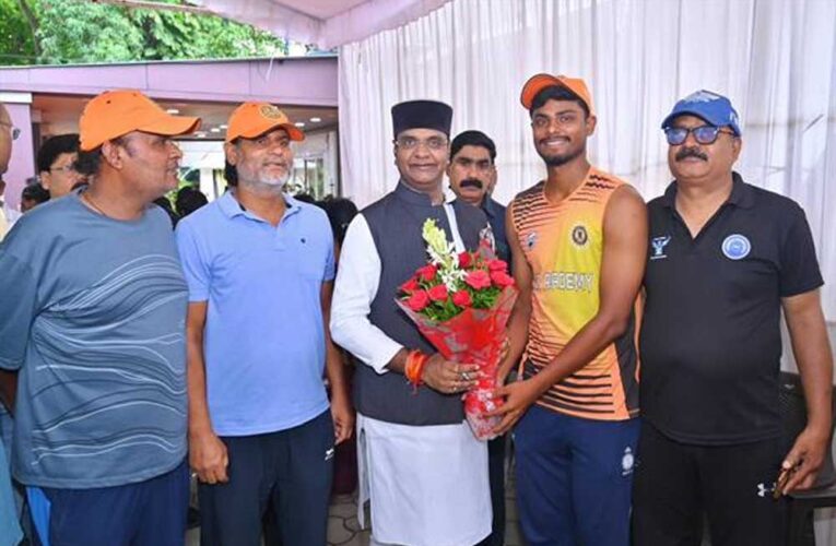 एमपीसीए इमर्जिंग टीम में विश्वास सारंग क्रिकेट अकादमी के अनिमेष सिंह का चयन