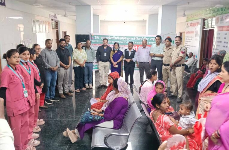 जिला चिकित्सालय अनूपपुर में निःशुल्क मेगा स्वास्थ्य शिविर सम्पन्न