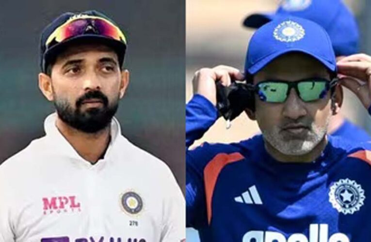 रहाणे ने गंभीर को दी सलाह, बोले टेस्ट टीम में सीनियर खिलाड़ियों की जरूरत है