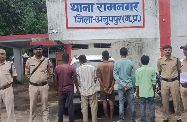 05 वारंटी गिरफ्तार, 06 स्थायी वारंट तामील, थाना रामनगर पुलिस की कॉम्बिंग गश्त में कार्रवाई