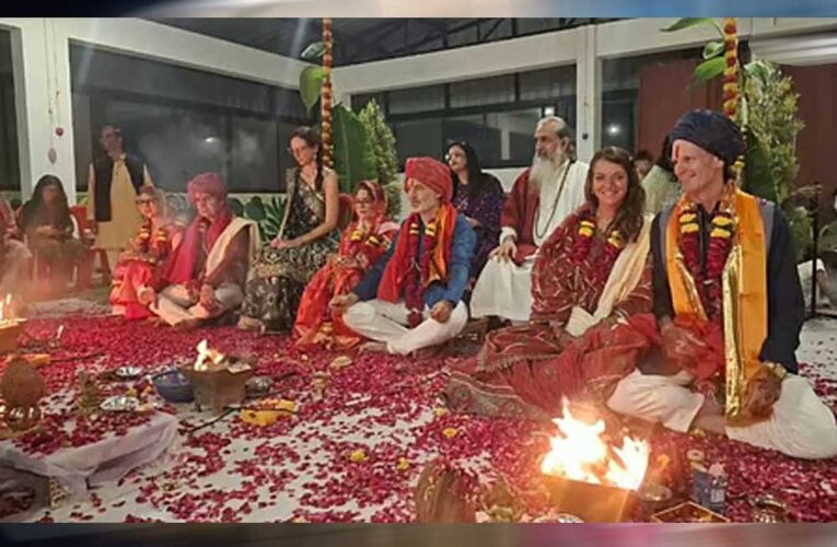 उज्जैन में दिखी अनोखी आस्था! इटली, स्पेन और इंग्लैंड के जोड़ों ने अपनाया हिंदू विवाह संस्कार