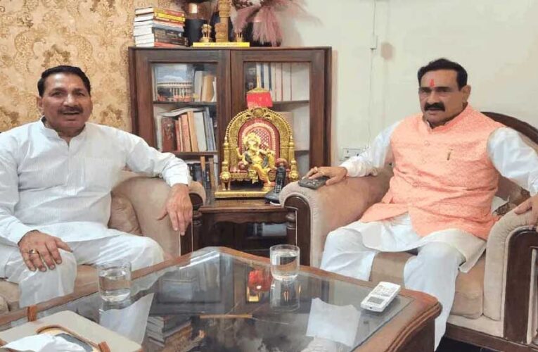 नरोत्तम मिश्रा के घर पहुंचे मंत्री एंदलसिंह कंसाना, बंद कमरे में बातचीत से बढ़ी सियासी सरगर्मी