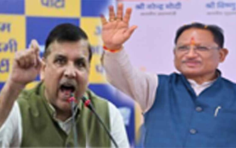 CM साय ने सांसद संजय सिंह के बयान को नकारा, बोले- डबल इंजन सरकार से तेजी से हुआ विकास