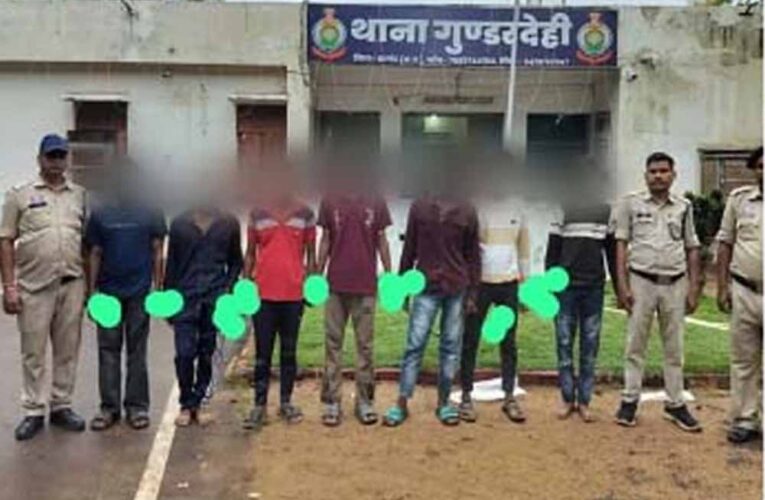 बालोद में मोबाइल टावर केबल चोर गिरोह का भंडाफोड़, 7 आरोपी गिरफ्तार
