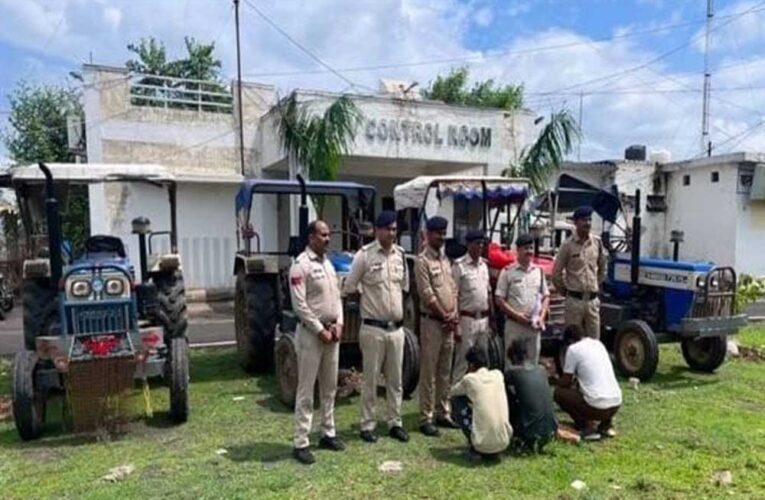 मध्यप्रदेश पुलिस की वाहन चोर गिरोहों के विरुद्ध बड़ी कार्रवाई