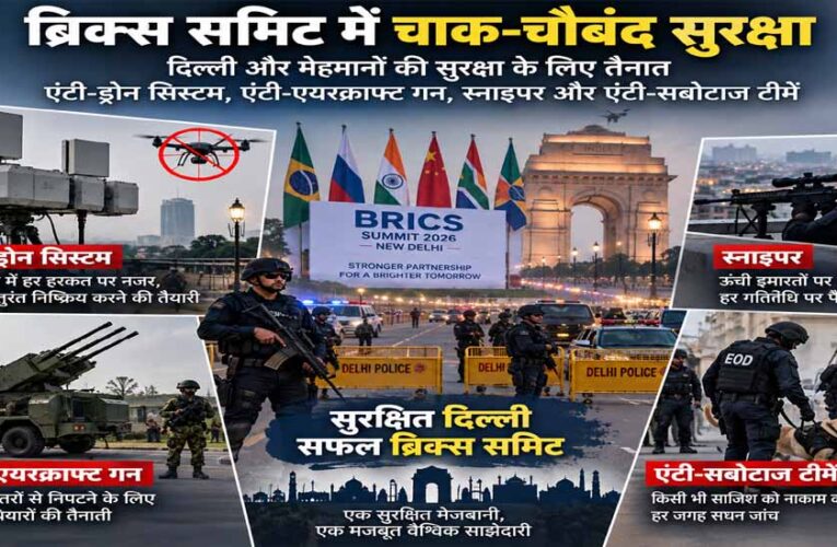BRICS समिट की अभेद्य सुरक्षा, 25 हजार पुलिसकर्मी तैनात; एंटी-ड्रोन सिस्टम और एंटी-एयरक्राफ्ट गन एक्टिव