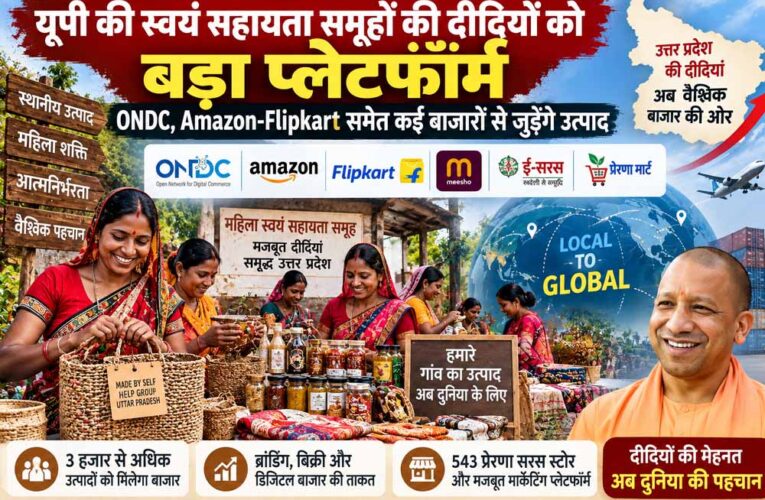 ग्लोबल मार्केट में दिग्गज कंपनियों को टक्कर देंगी यूपी की दीदियां, 3 हजार से ज्यादा उत्पादों को मिलेगा बाजार