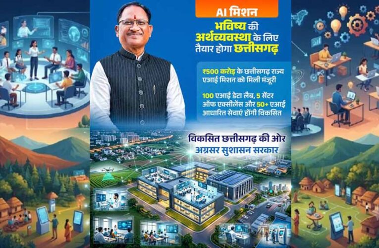 एआई क्षेत्र में नई उड़ान भरने को तैयार छत्तीसगढ़