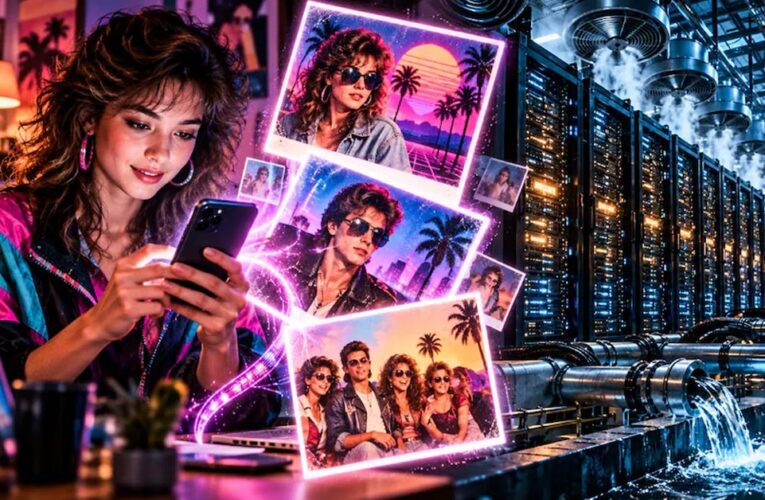 Instagram पर वायरल 80s AI फोटो के पीछे कितना खर्च होता है पानी और बिजली?