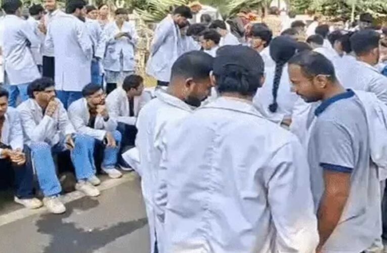 स्टाइपेंड बढ़ाने की मांग पर अड़े MBBS इंटर्न डॉक्टर, पुलिस कार्रवाई के विरोध में सरकारी अस्पतालों की OPD बंद