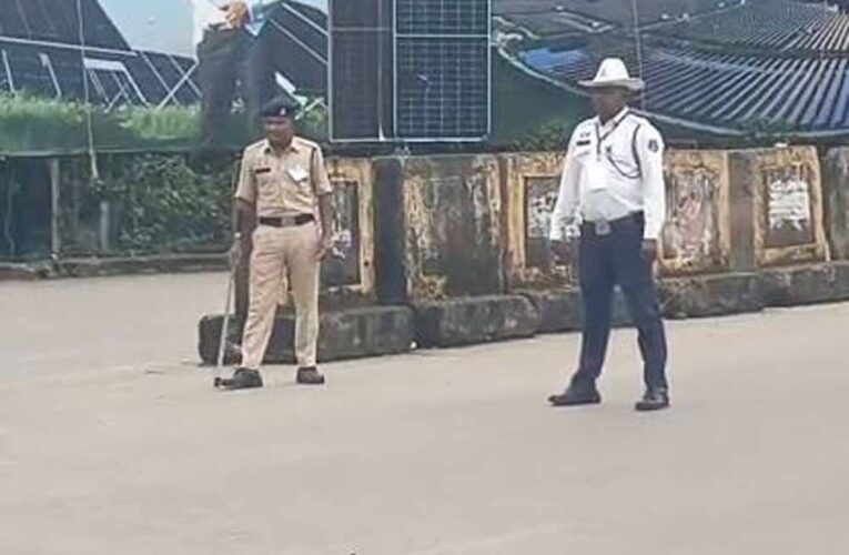 उपराष्ट्रपति राधाकृष्णन के रायपुर दौरे से पहले सुरक्षा और यातायात व्यवस्था की मॉकड्रिल