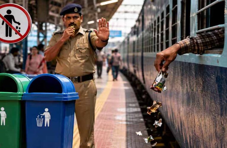 रेलवे स्टेशन पर कचरा फेंकना या थूकना पड़ेगा महंगा, देना होगा 1000 रुपये जुर्माना